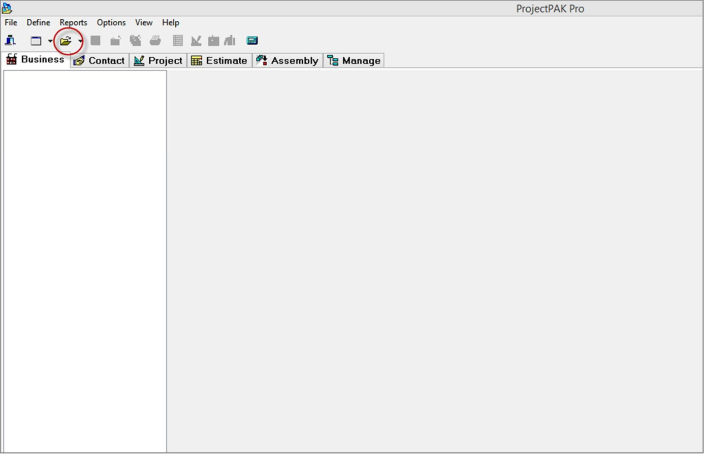 Creating A Project - TradeSoft, Inc.