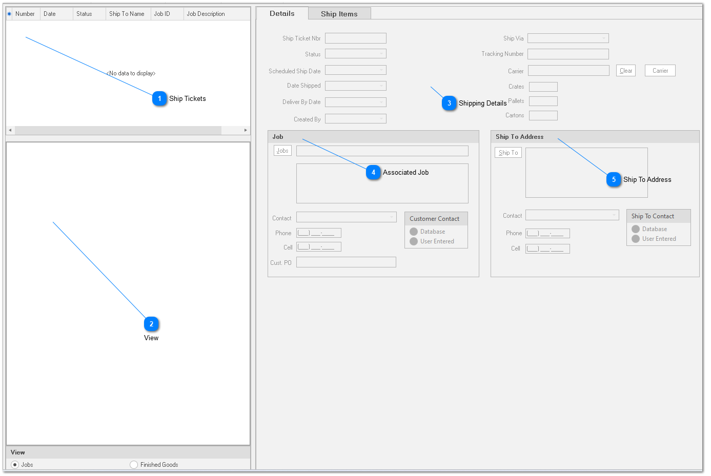 Displaying the Shipping Tab