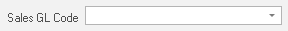 16. Sales GL Code