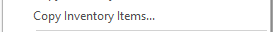 4. Copy Inventory Items...