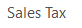 2. Sales Tax